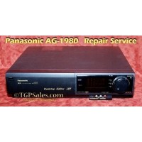 Panasonic AG1980 repair service for AG1980s never originally purchased from TGrant Photo LLC or an AG1980 TGP purchase older than 4 years