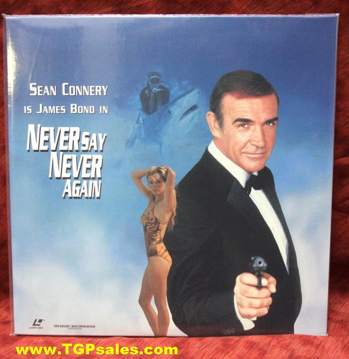 Never Say Never - James Bond 007 (collectible Laserdisc) | TGP Sales ...